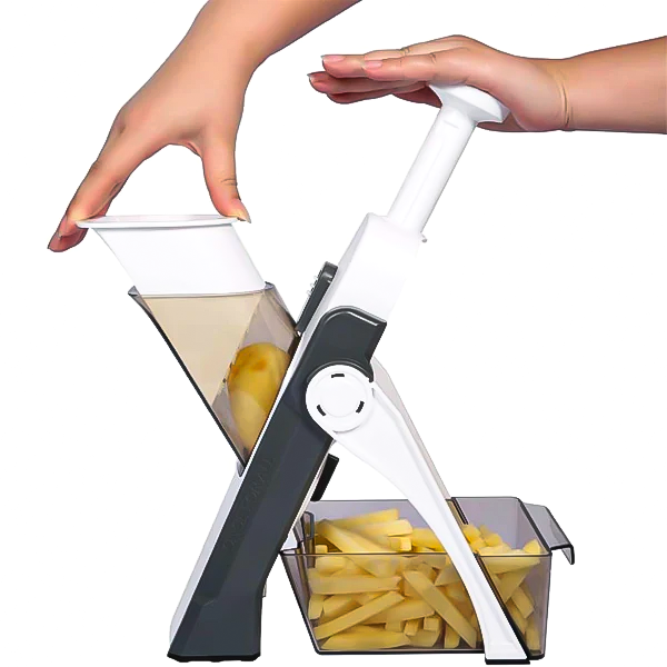 Multi-Functional Vegetable Cutter & Slicer – Quick Chopper for Kitchen | French Fries & Salad Maker