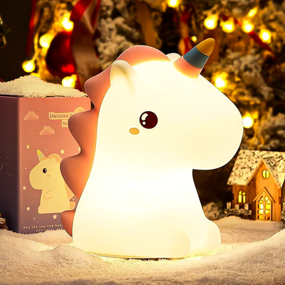 Magical Unicorn Silicone Lamp – Color Changing Night Light