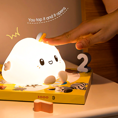 Cloud & Star Silicone Night Light – Dreamy Ambient Room Decor