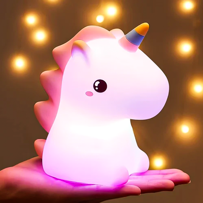 Magical Unicorn Silicone Lamp – Color Changing Night Light